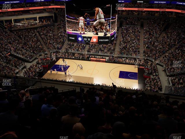 Mortgage Matchup Center - Section 218 Seat View