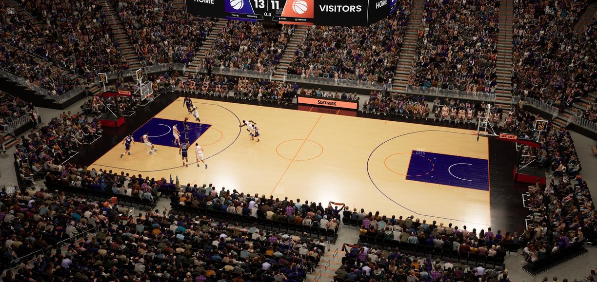 Mortgage Matchup Center - Section 218 Seat View