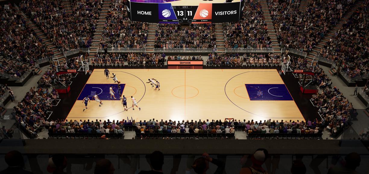 Mortgage Matchup Center - Section 219 Seat View