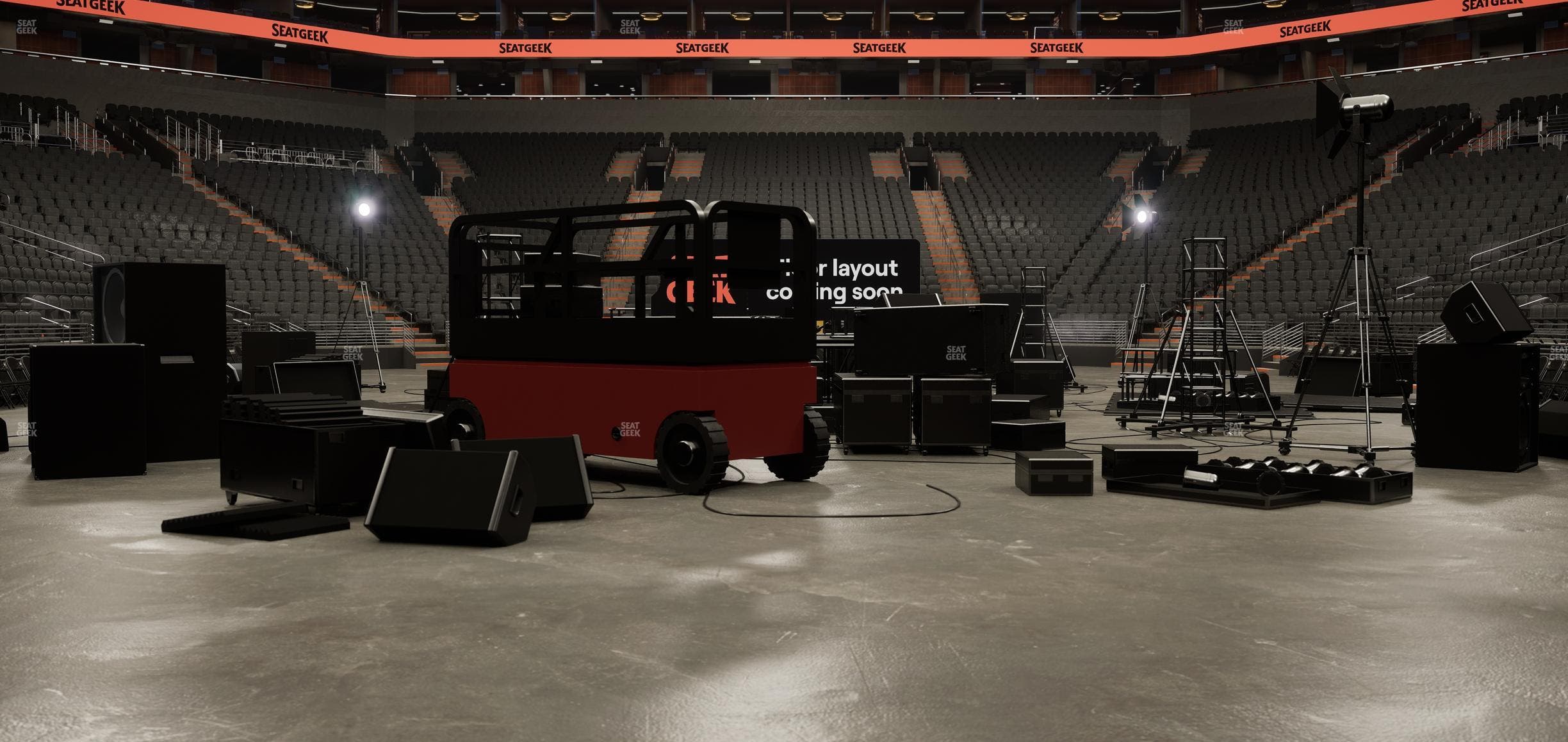 Mortgage Matchup Center - Section Floor Seat View