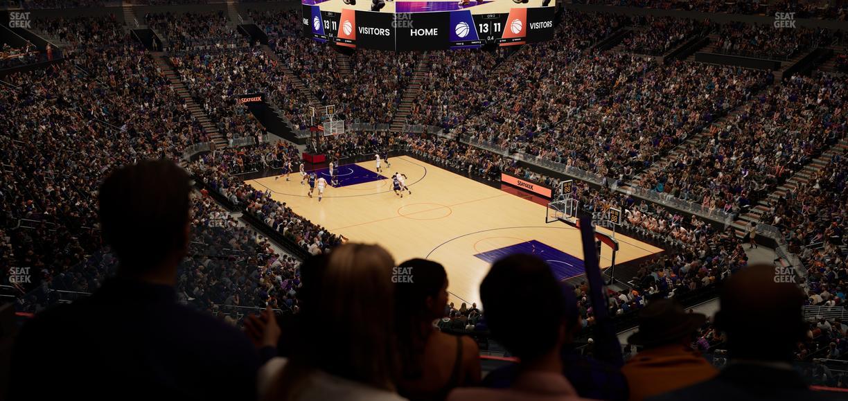 Mortgage Matchup Center - Section M Club Seat View