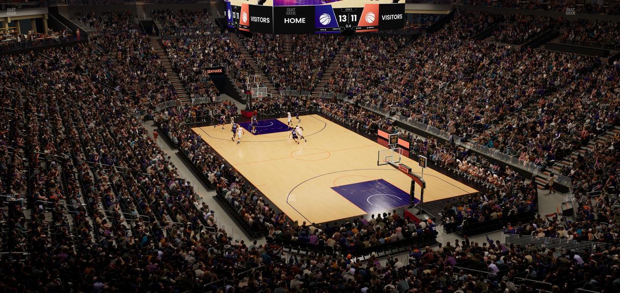 Mortgage Matchup Center - Section M Club Seat View