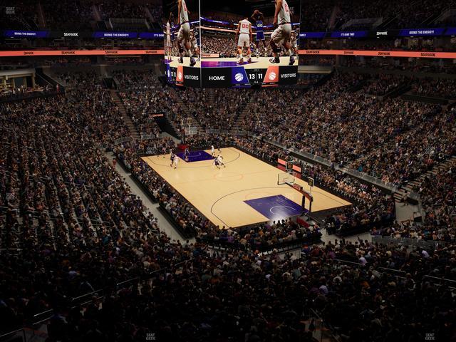 Mortgage Matchup Center - Section M Club Seat View