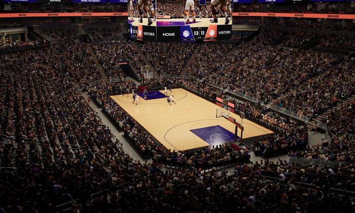 Mortgage Matchup Center - Section M Club Seat View