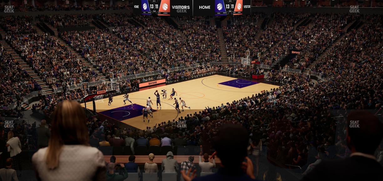 Mortgage Matchup Center - Section North Lounge 2 Seat View