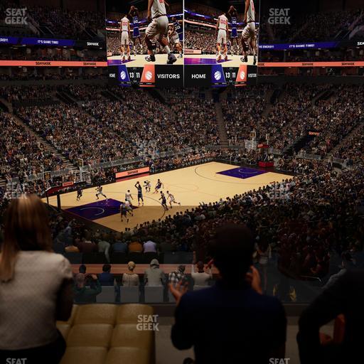 Mortgage Matchup Center - Section North Lounge 2 Seat View