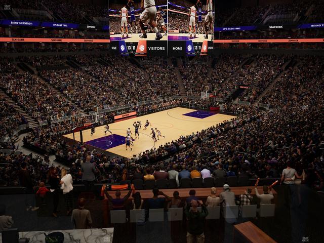 Mortgage Matchup Center - Section North Lounge 3 Seat View