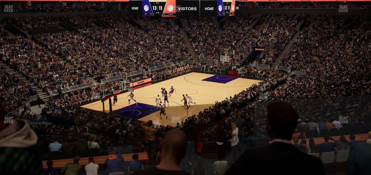 Mortgage Matchup Center - Section North Lounge 4 Seat View