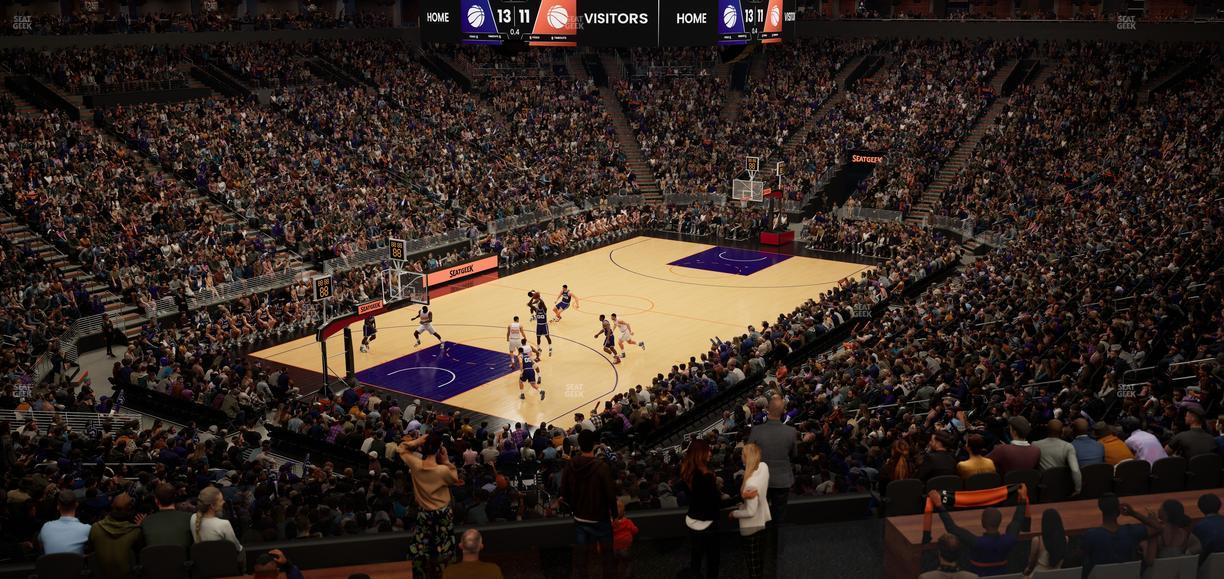 Mortgage Matchup Center - Section North Lounge 4 Seat View