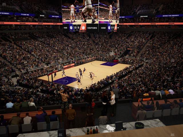 Mortgage Matchup Center - Section North Lounge 4 Seat View