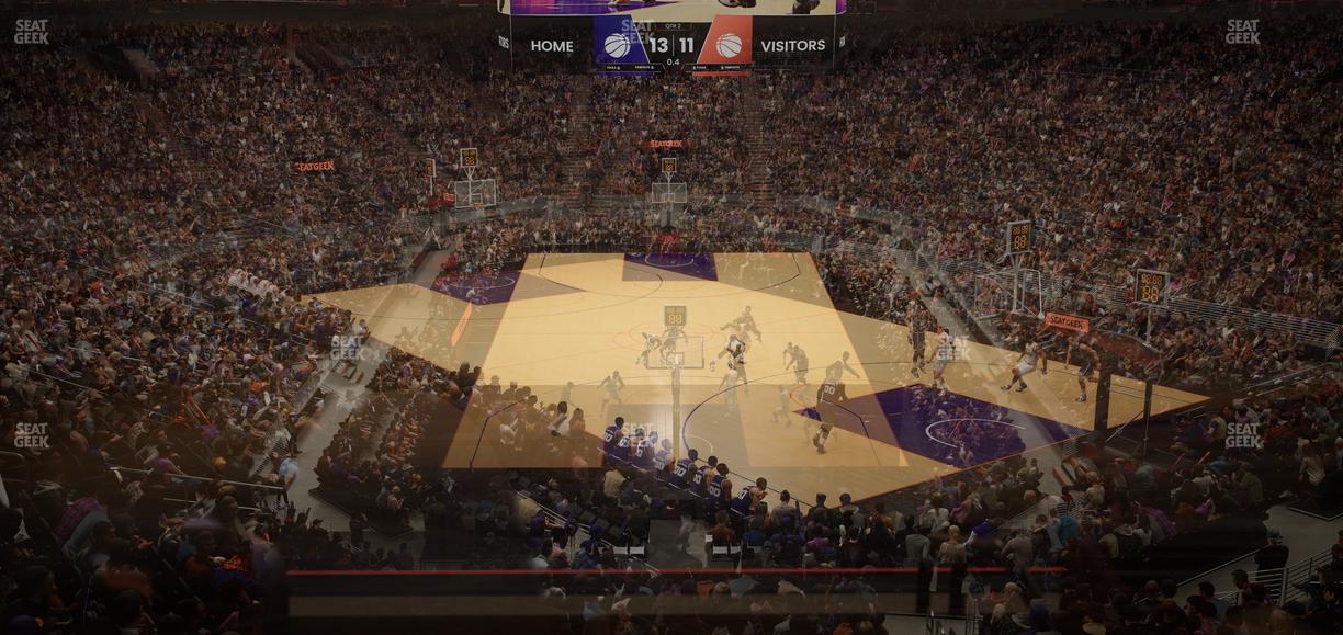 Mortgage Matchup Center - Section Northeast Bar Seat View