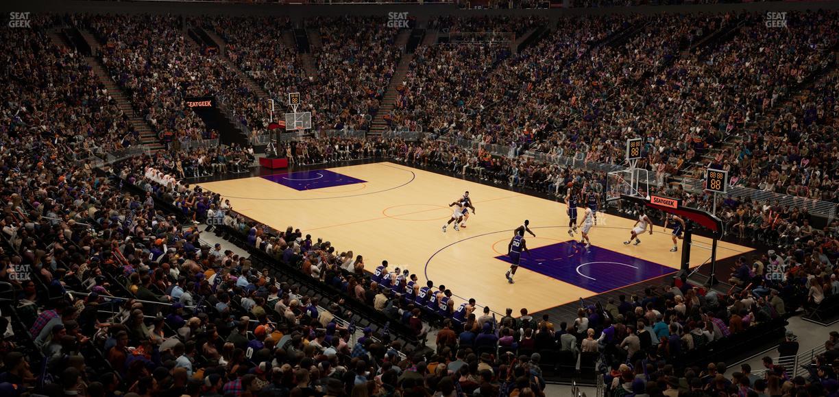 Mortgage Matchup Center - Section Northeast Bar Seat View