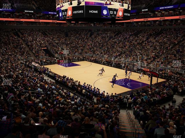 Mortgage Matchup Center - Section Northeast Bar Seat View