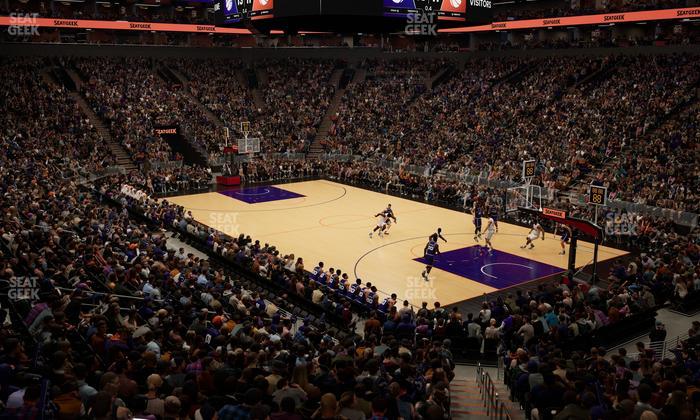 Mortgage Matchup Center - Section Northeast Bar Seat View