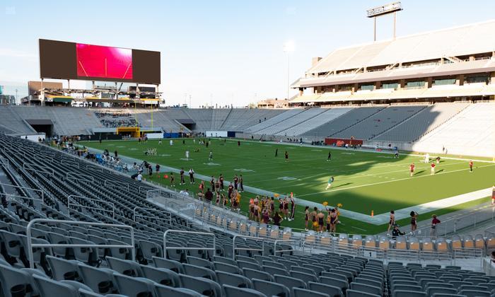 Mountain America Stadium - Section 1 Seat View
