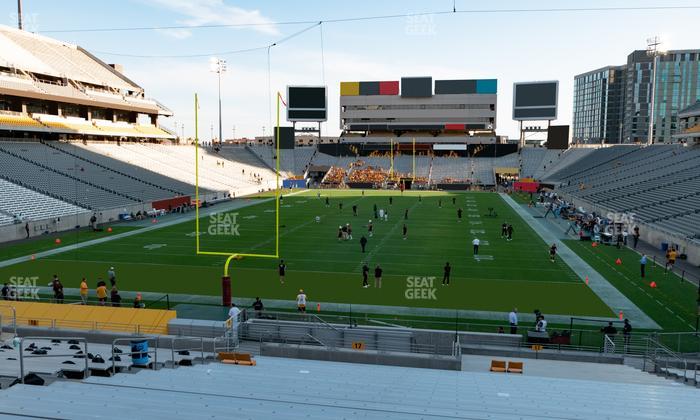 Mountain America Stadium - Section 17 Seat View