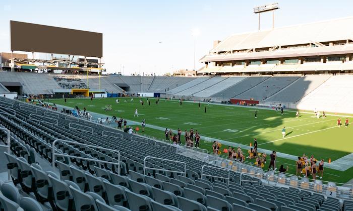 Mountain America Stadium - Section 2 Seat View