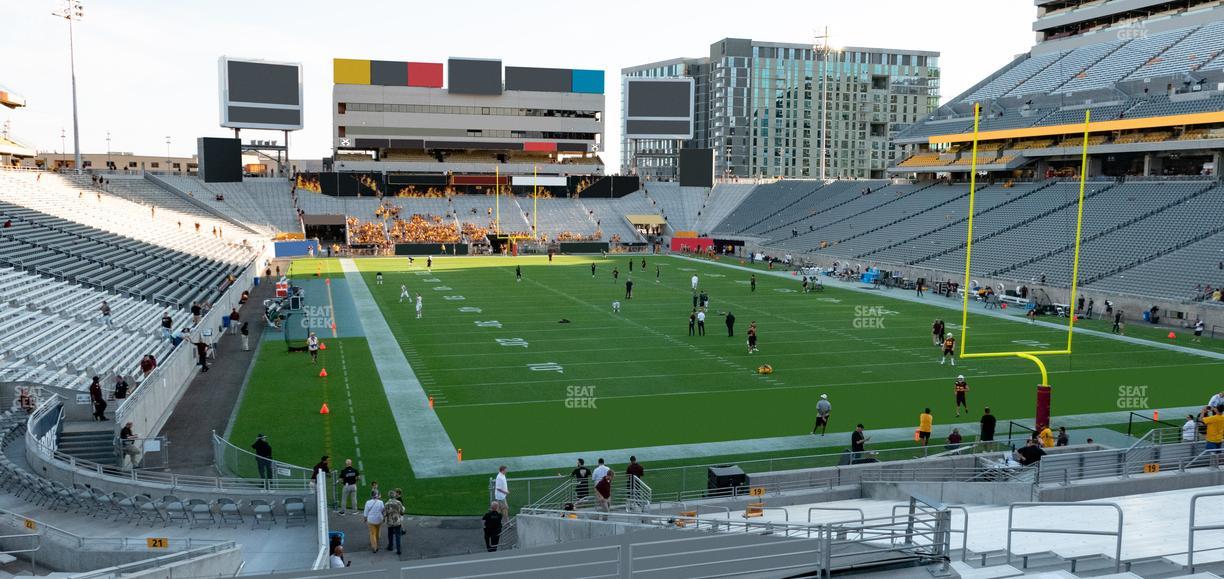 Mountain America Stadium - Section 20 Seat View