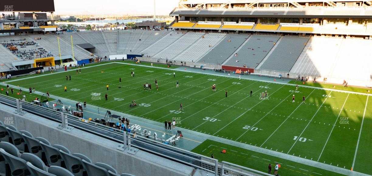 Mountain America Stadium - Section 201 Seat View