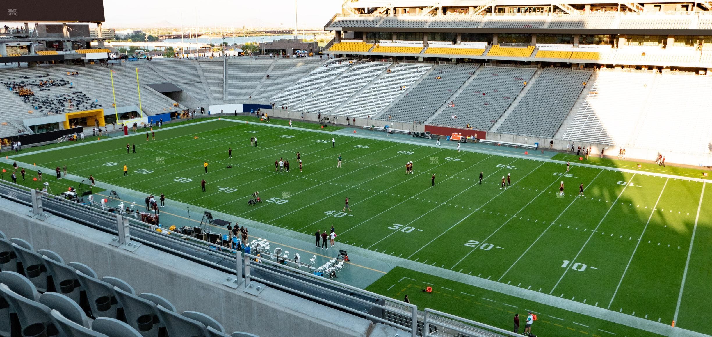 Mountain America Stadium - Section 201 Seat View