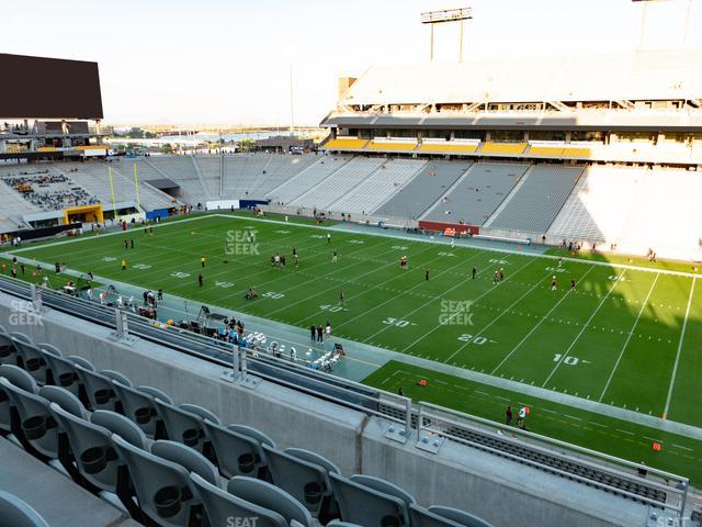 Mountain America Stadium - Section 201 Seat View