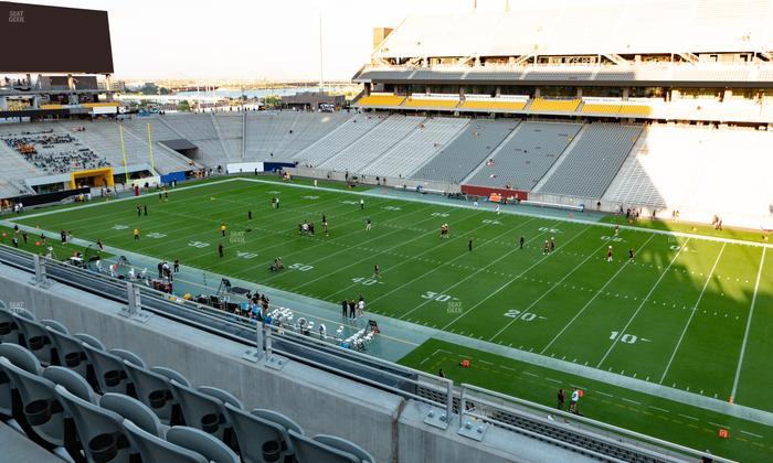 Mountain America Stadium - Section 201 Seat View