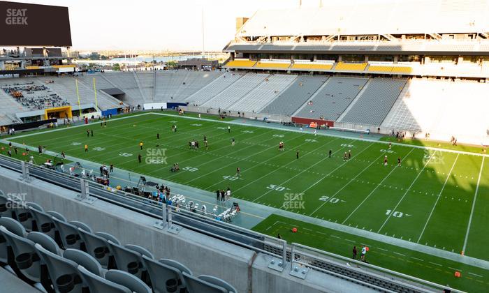 Mountain America Stadium - Section 201 Seat View