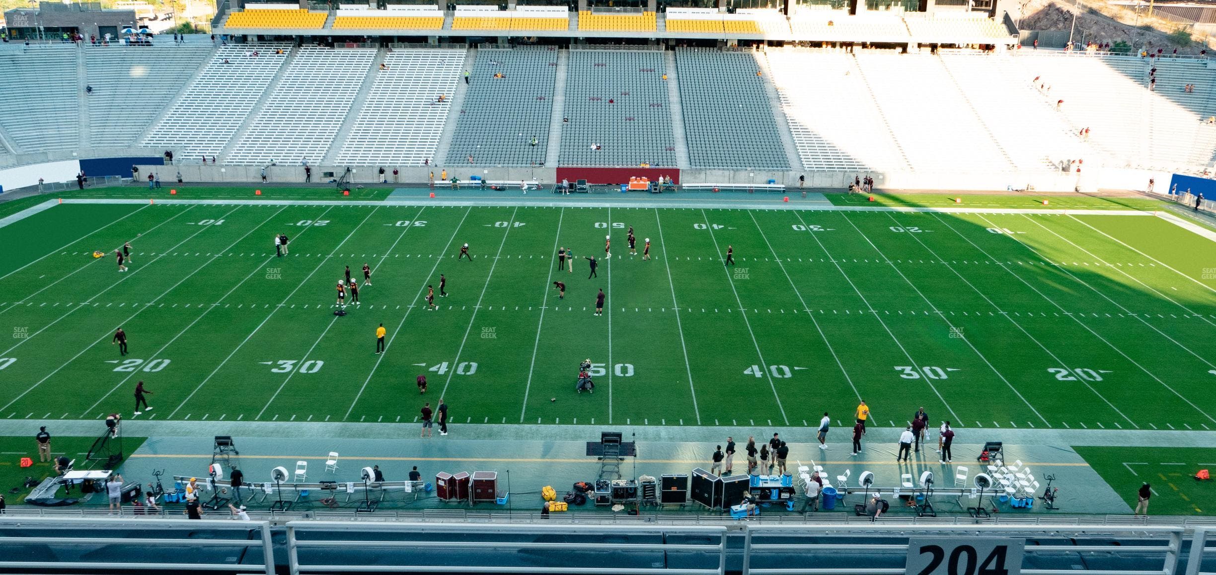 Mountain America Stadium - Section 204 Seat View