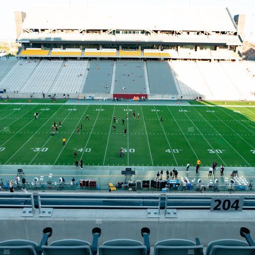 Mountain America Stadium - Section 204 Seat View