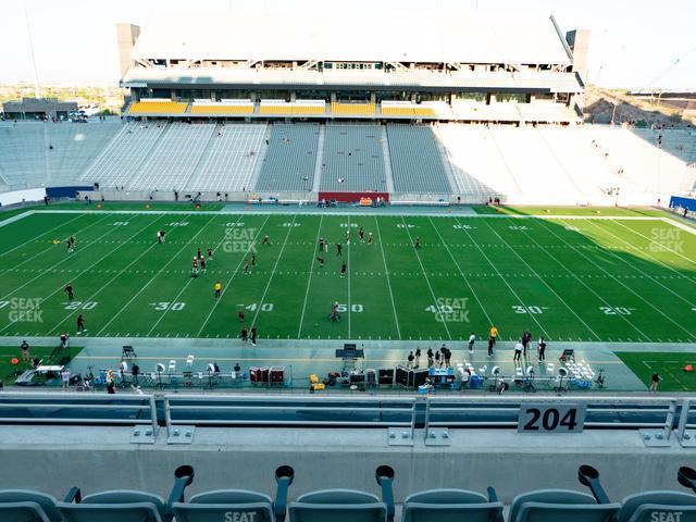 Mountain America Stadium - Section 204 Seat View