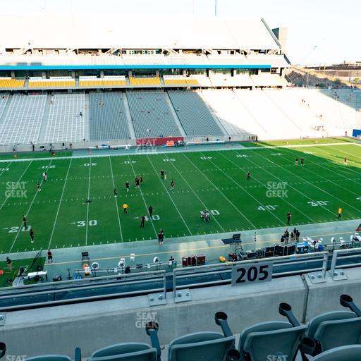 Mountain America Stadium - Section 205 Seat View