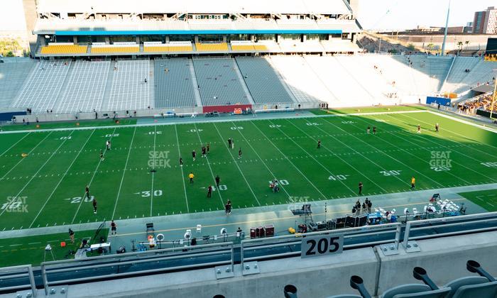 Mountain America Stadium - Section 205 Seat View