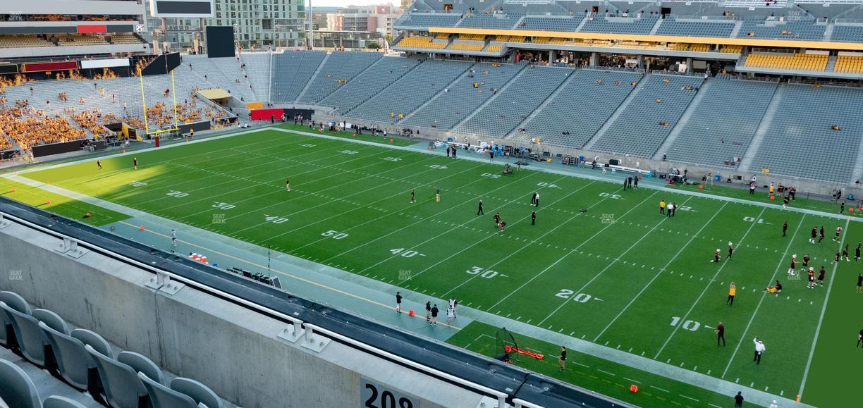 Mountain America Stadium - Section 208 Seat View