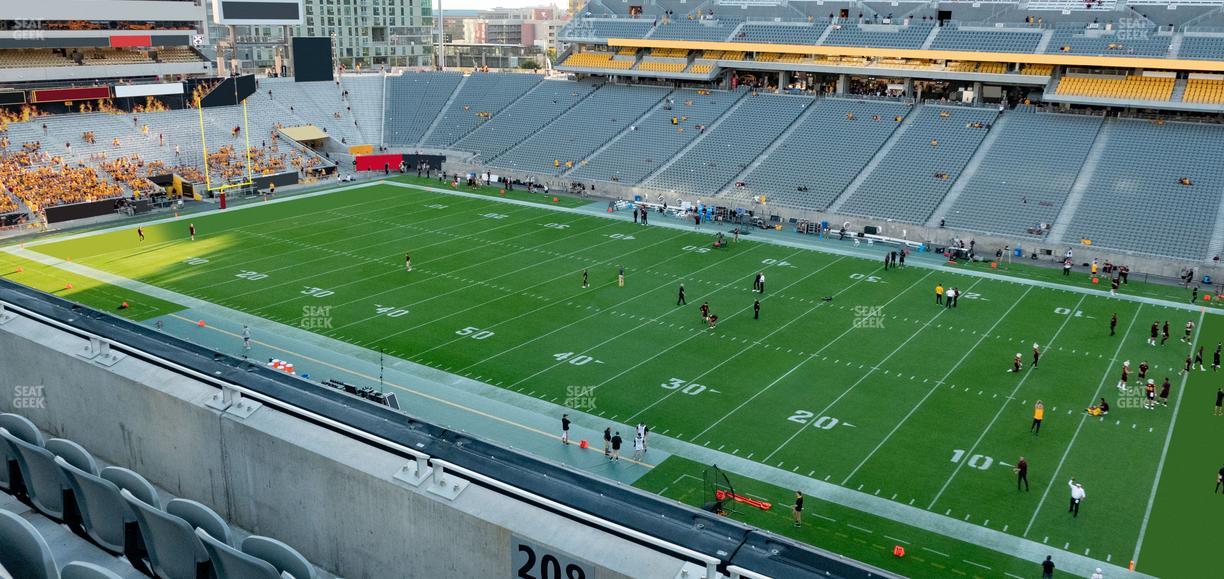 Mountain America Stadium - Section 208 Seat View