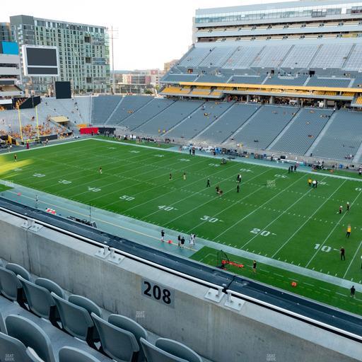 Mountain America Stadium - Section 208 Seat View
