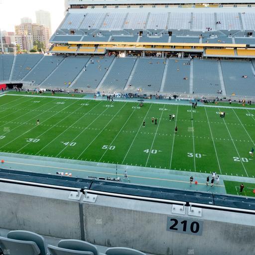 Mountain America Stadium - Section 210 Seat View