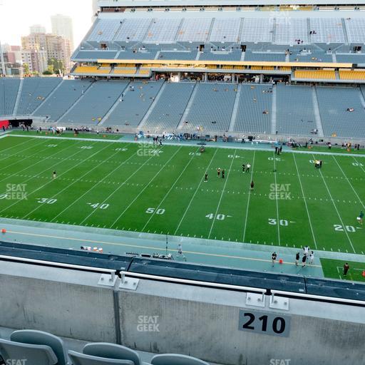 Mountain America Stadium - Section 210 Seat View