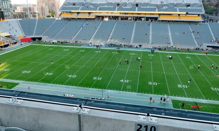 Mountain America Stadium - Section 210 Seat View