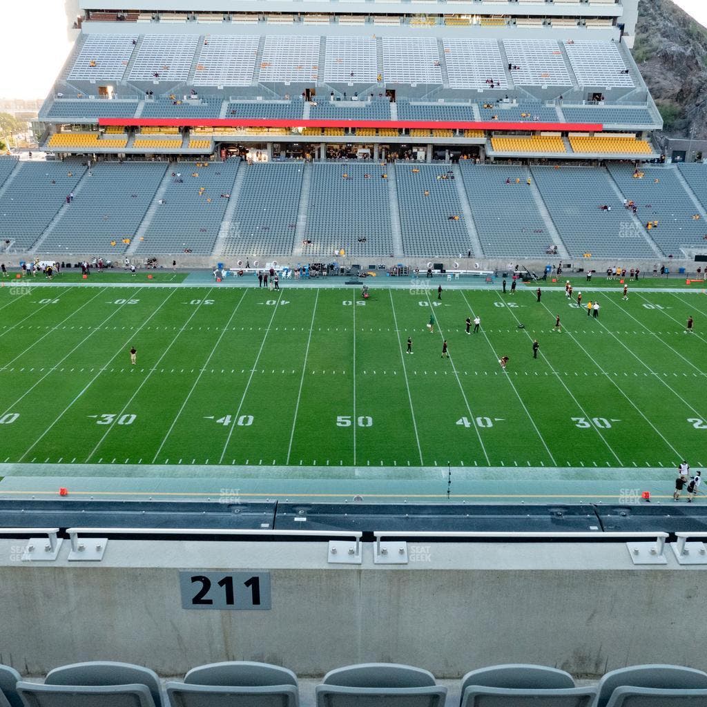 Mountain America Stadium - Section 211 Seat View