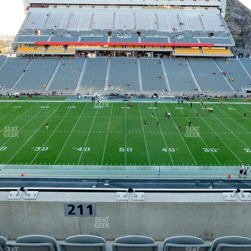 Mountain America Stadium - Section 211 Seat View