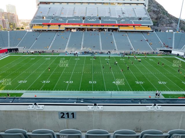 Mountain America Stadium - Section 211 Seat View