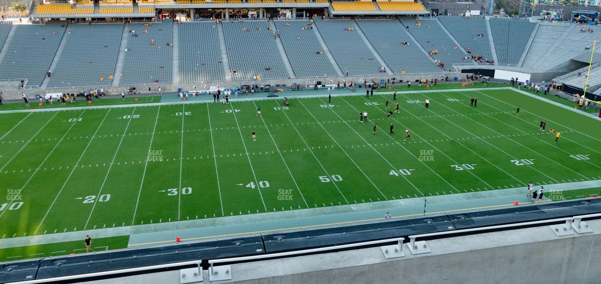 Mountain America Stadium - Section 212 Seat View