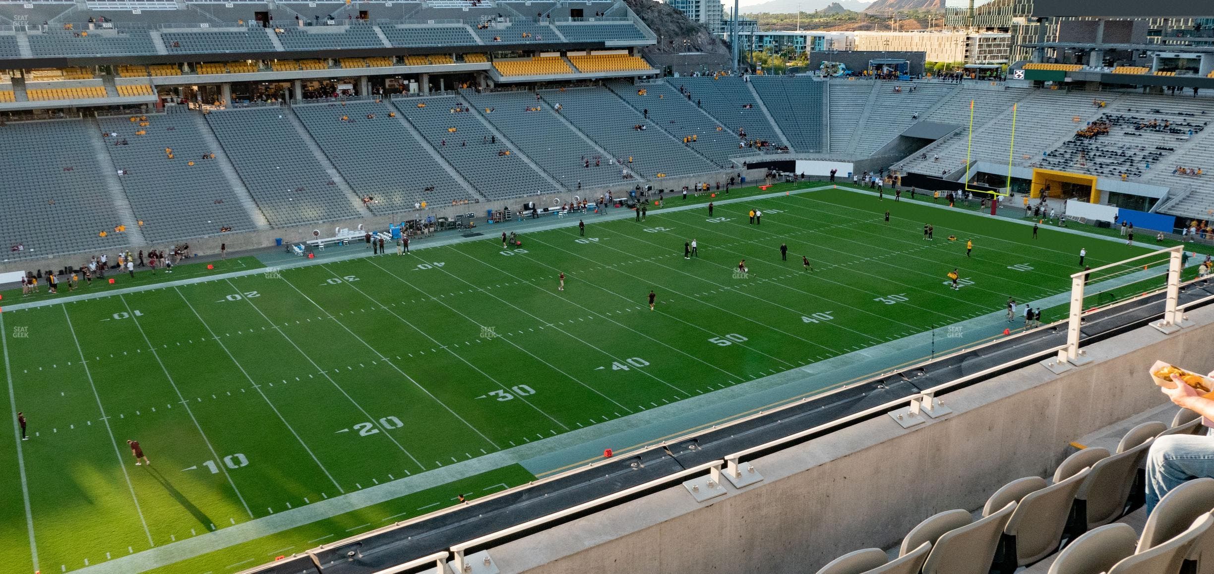 Mountain America Stadium - Section 214 Seat View