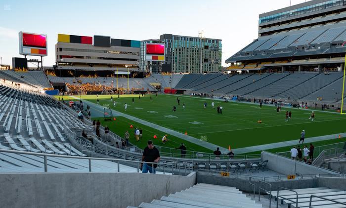 Mountain America Stadium - Section 22 Seat View
