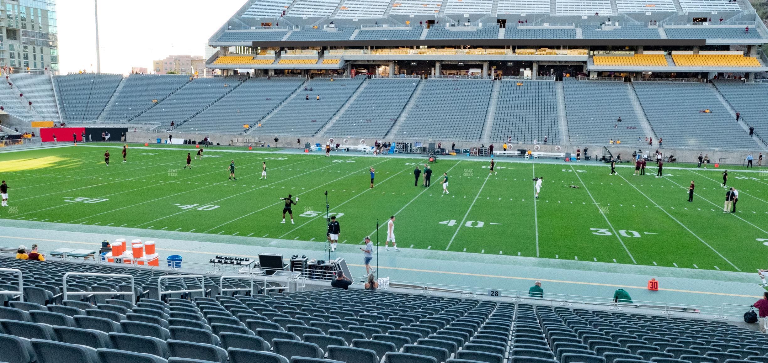 Mountain America Stadium - Section 28 Seat View