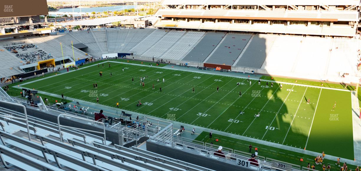 Mountain America Stadium - Section 301 Seat View