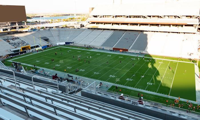 Mountain America Stadium - Section 301 Seat View