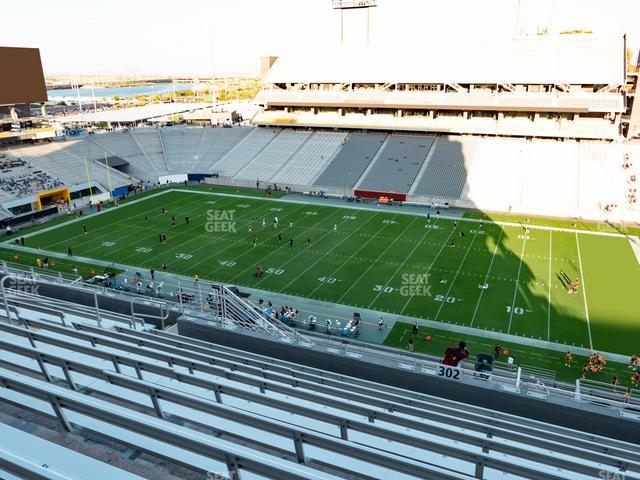Mountain America Stadium - Section 302 Seat View