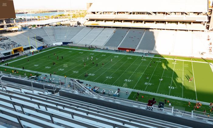 Mountain America Stadium - Section 302 Seat View