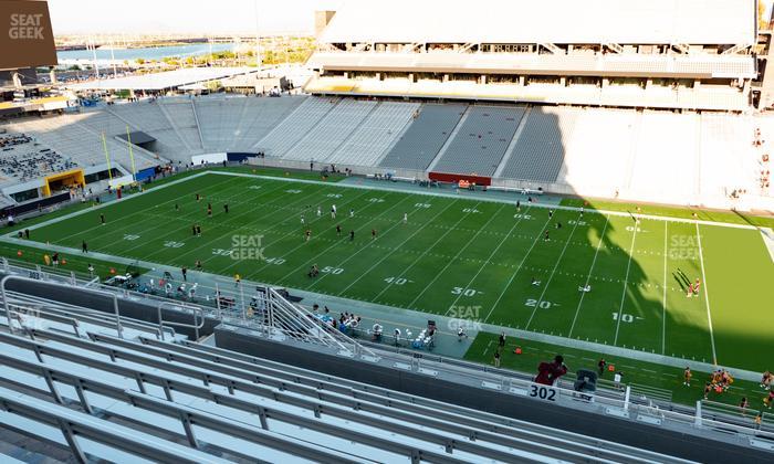 Mountain America Stadium - Section 302 Seat View
